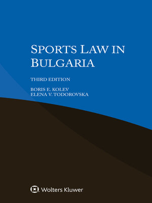 cover image of Sports Law in Bulgaria